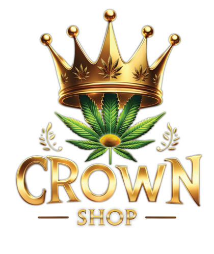 Crown Shop Logo – goldene Krone